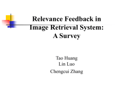 Relevance Feedback in Image Retrieval System: A Survey Tao