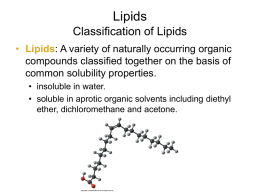 Lipids - University of Nebraska Omaha