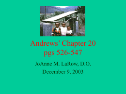 Andrews’ chapter 20 - A.T. Still University