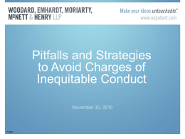 Pitfalls and Strategies to Avoid Charges of Inequitable