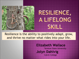 Resilience, A Lifelong skill - NCLP