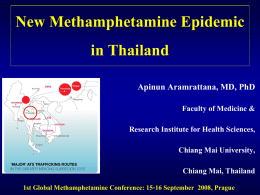 Methamphetamine Epidemic in Thailand
