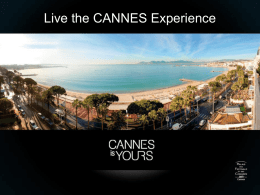 Diapositive 1 - Cannes Destination