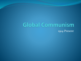 Global Communism - Somerset Canyons