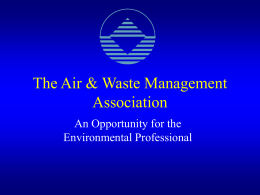 The Air & Waste Management Association