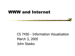 WWW and InfoSphere - Georgia Institute of Technology