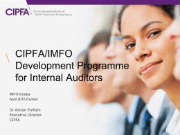 The CIPFA Public Sector Internal Audit Advocacy Strategy