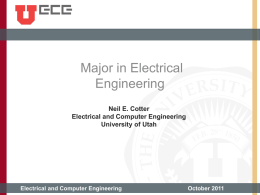 Presented by Prof. Neal Patwari Electrical and Computer