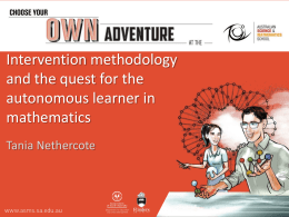 Intervention methodology and the quest for the autonomous