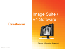 Customer facing presentation for Image Suite V2 - TI-BA