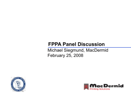 MacDermid Printing Solutions - FPPA