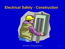 Electrical - Free OSHA Information & Safety Links