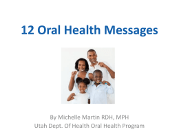 Home Visiting Oral Health Messages