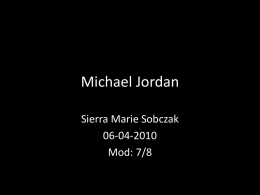 Michael Jordan - kheer / FrontPage
