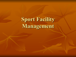 Sport Facility Management
