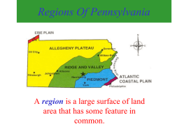 Regions Of Pennsylvania - Penns Valley Publishers