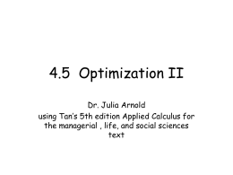 4.4 Optimization I. - Tidewater Community College