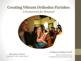 Understanding Parish Revitalization