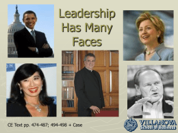 Leadership - Villanova University