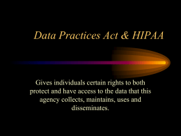 Data Privacy Practices