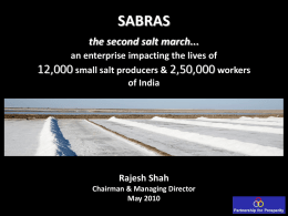 SABRAS Processing & Marketing Pvt. Ltd