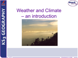 Weather and Climate - Springburn Academy