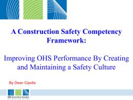 SAFETY CRITICAL POSITIONS: A SAFETY MANAGEMENT …