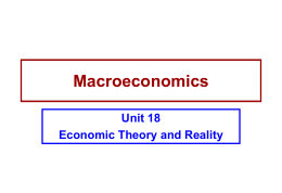 Macroeconomics Module 10 - Kellogg Community College