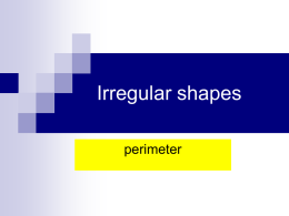 Irregular shapes - Rutherford County Schools