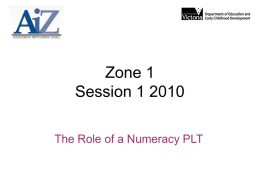 Zone 1 Session 1 2010