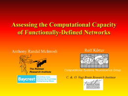 Assessing the Computational Capacity of Functionally