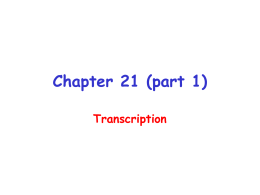 Chapter 21 (part 1) - University of Nevada, Reno