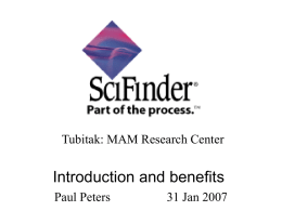 SciFinder 2006