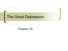 The Great Depression - Pleasanton Unified School District