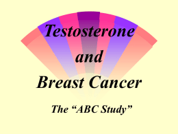 Testosterone and Breast Cancer