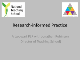 Research-informed Practice