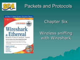 Packets and Protocols - St. Clair County Community College
