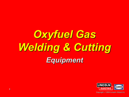 Oxyfuel harris Calorific Equipment
