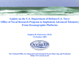National Oceanographic Partnership Program (NOPP)