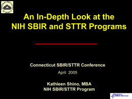 SBIR NIH programs