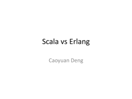 Scala vs Erlang