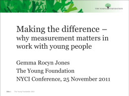Young Foundation Keynote - National Youth Council of Ireland