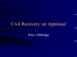 Civil Recovery and Human Rights