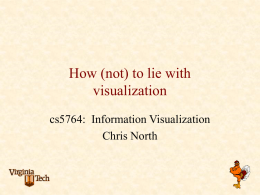 How (not) to lie with visualization