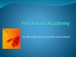 Freshman Academy - Kenton County School District