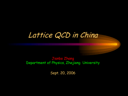 Lattice QCD in Mainland China: Status and Perspectives