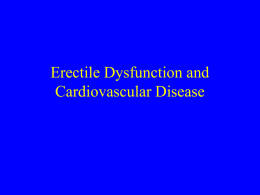 Erectile Dysfunction and Cardiovascular Disease