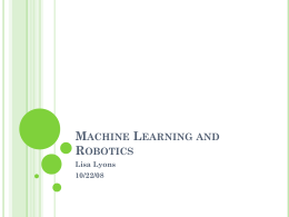 Machine Learning and Robotics - Geometric Algorithms for