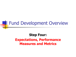 Fund Development Overview CEO Primer