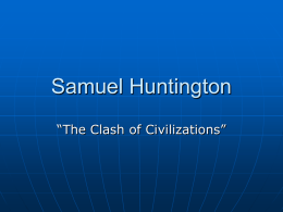 Samuel Huntington - Washington State University